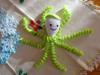 Chobotnička pro mimi - zelené jablíčko